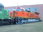 BNSF 871 C40-8W in new BNSF paint scheme